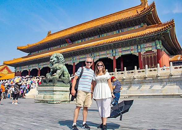 Our Guests at the Forbidden City Our Guests at the Forbidden City