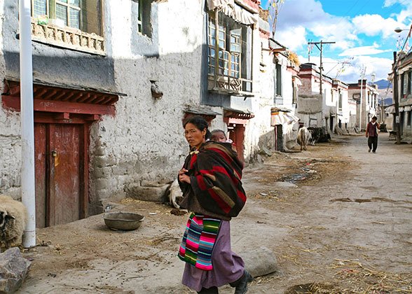 Gyantse Old Street Gyantse Old Street
