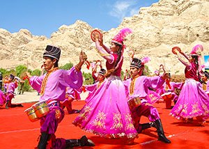 Uygur people in Xinjiang