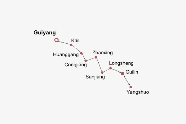 Insights into Ethnic Villages Itinerary Map