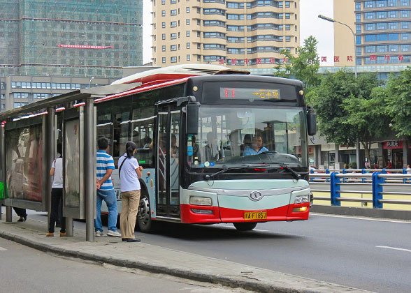 Bus Line 11 in Chengdu