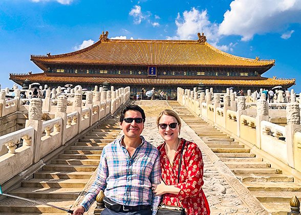 Our Guests at the Forbidden City Our Guests at the Forbidden City