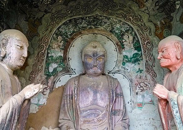 Buddhist Statue in Maiji Caves