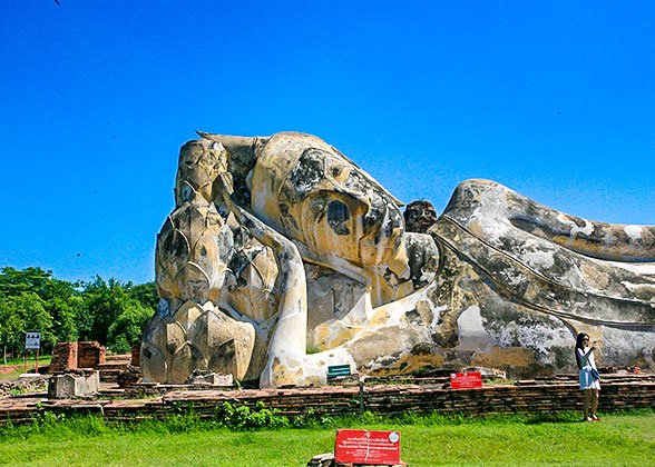 The Reclining Buddha at Ayutthaya