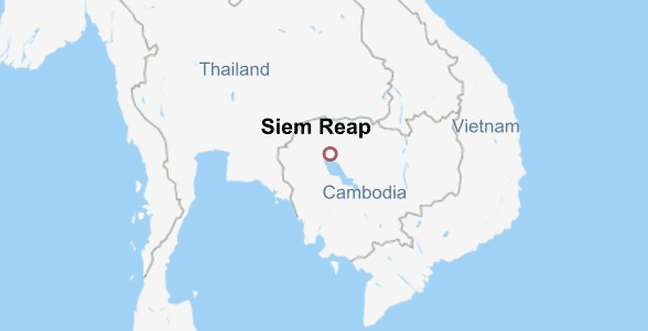 Angkor Temples Discovery Itinerary Map