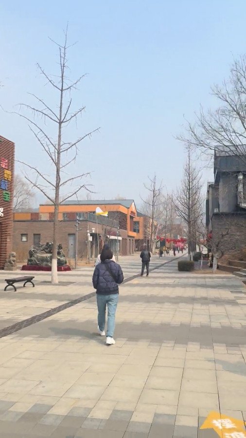 Mutianyu Great Wall Commercial Street at Entrance