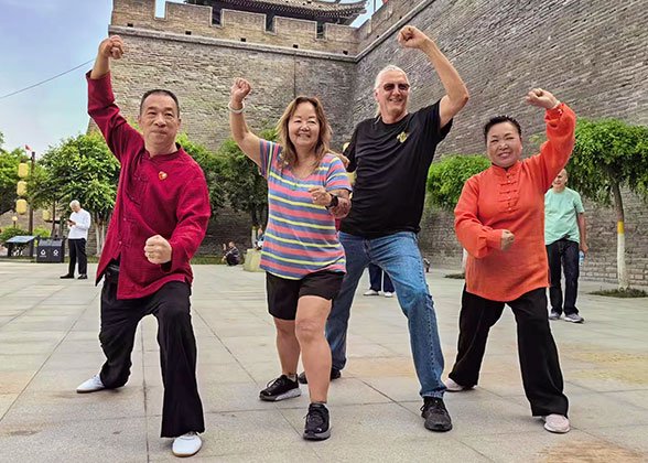 Learn Chinese Shadowboxing at the City Wall Park Learn Chinese Shadowboxing at the City Wall Park