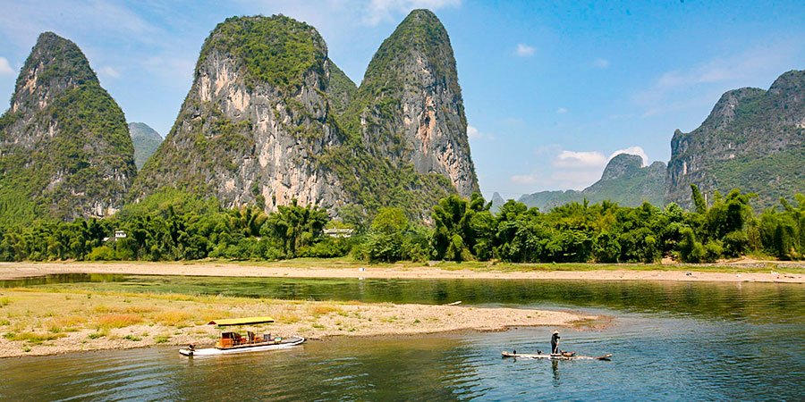 View of Yangshuo in November