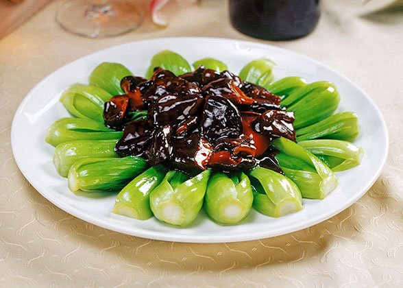 Green Vegetable with Mushroom