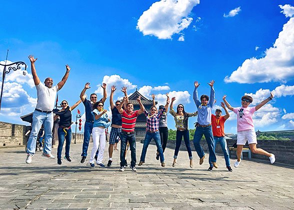 Our Happy Guests on the City Wall