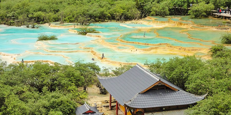 Multi-colored Pond in Huanglong