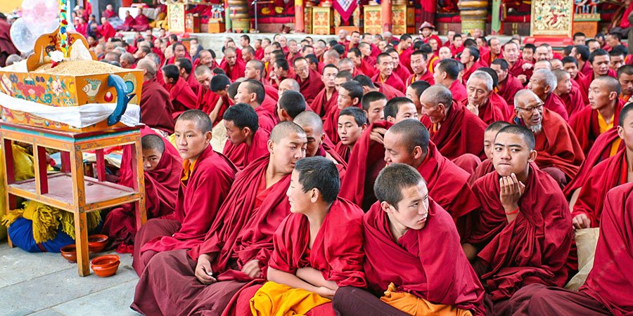 Monks of Tibetan Buddhism