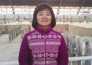 Lily Xiao at Terracotta Warriors Museum, Xian