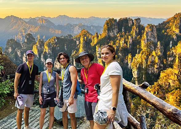 Our Guests at Zhangjiajie Forest Park Our Guests at Zhangjiajie Forest Park