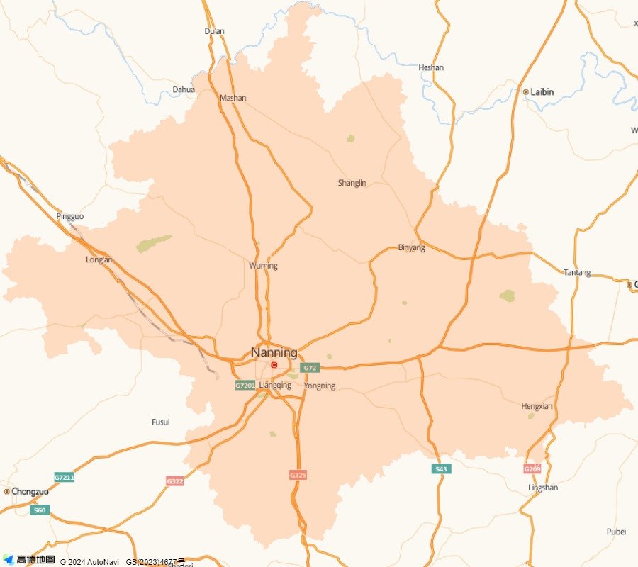 Nanning Map