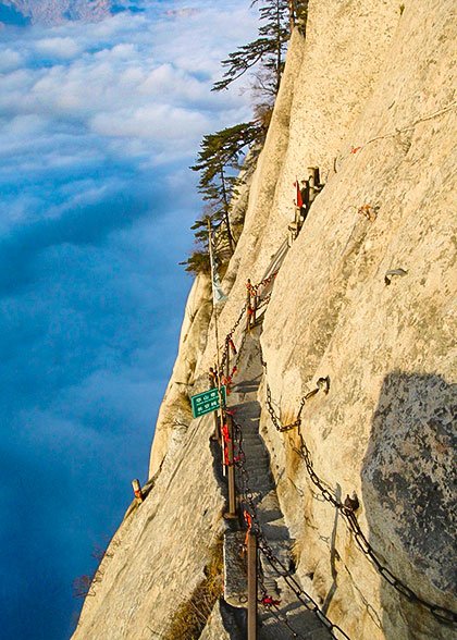 Mount Huashan Plank Walk