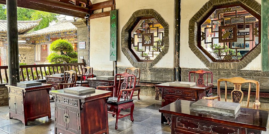 The Study Room inside Zhu Family Garden, Jianshui Ancient Town