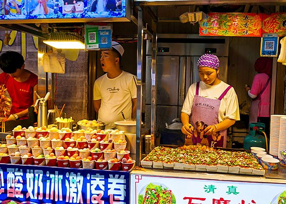 Snack Shops at the Muslim Quater Snack Shops at the Muslim Quater
