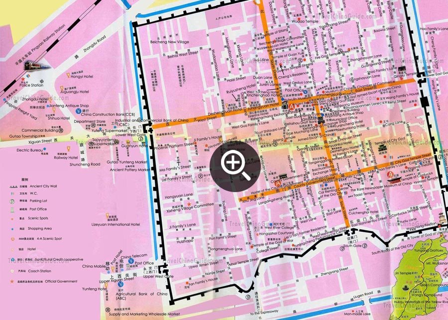 Pingyao map